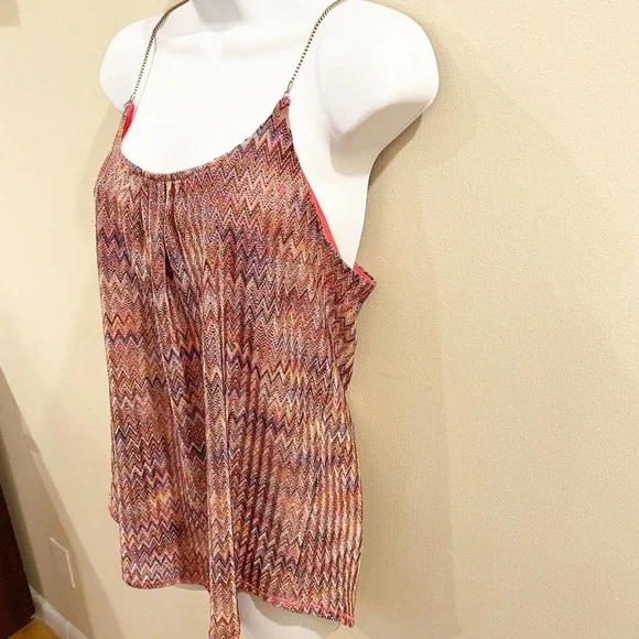 RACHEL Rachel Roy Polynesian Paradise Top Pink M - Picture 3 of 10